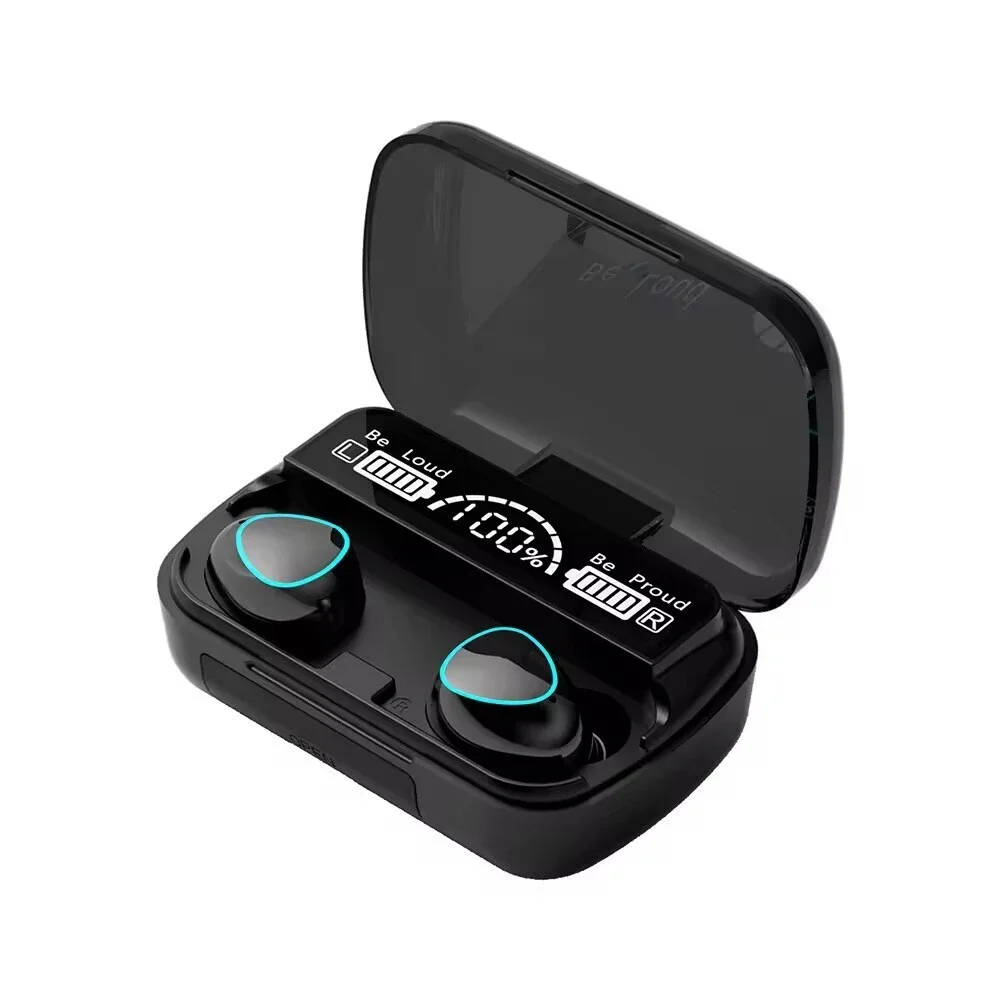 TWS M10 Bluetooth 5.1 Wireless Earbuds Waterproof LED Display Earphones US
